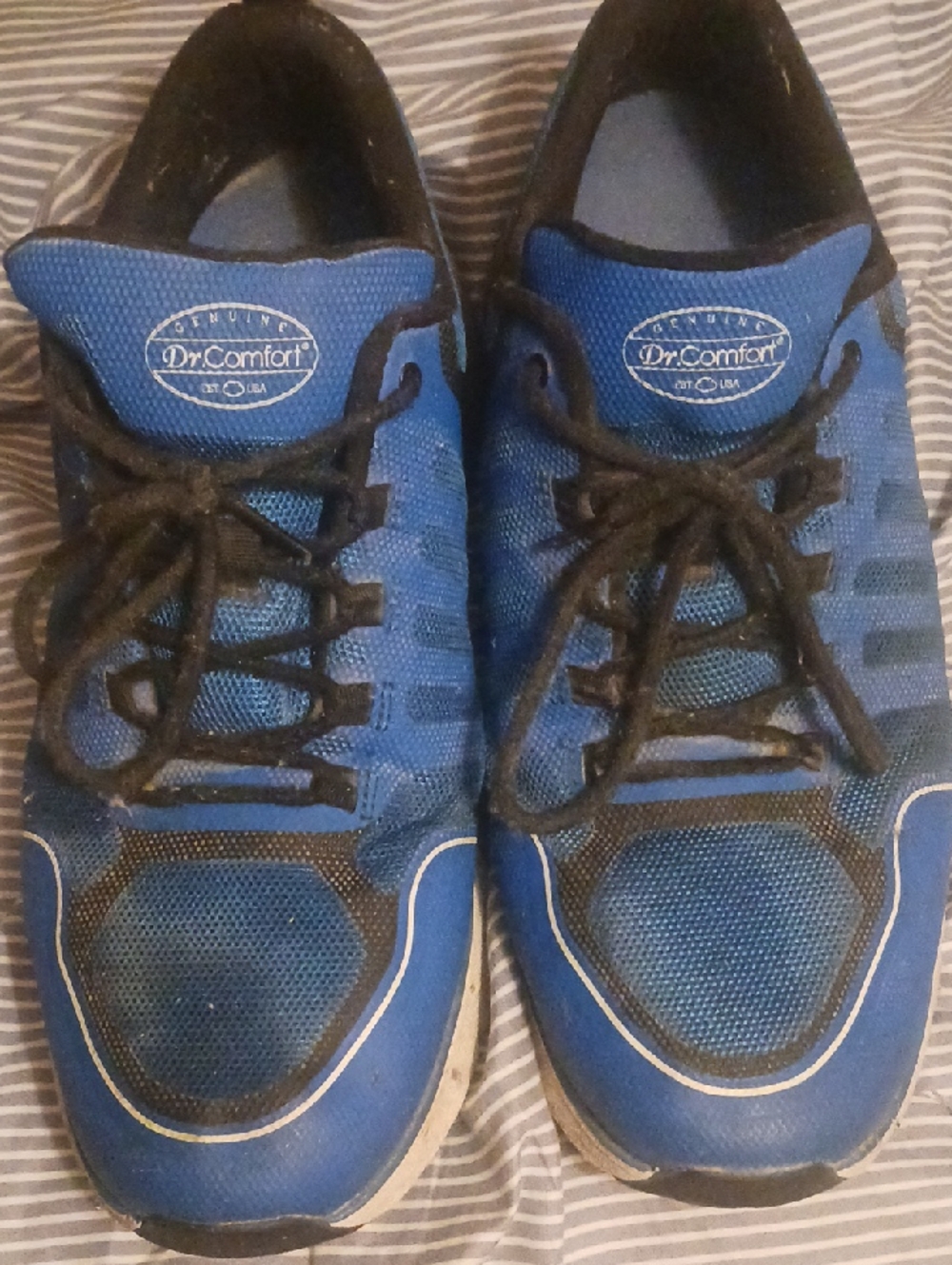 Men's Blue Athletic Lace-Up Trainer